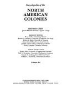 Encyclopedia of the North American colonies