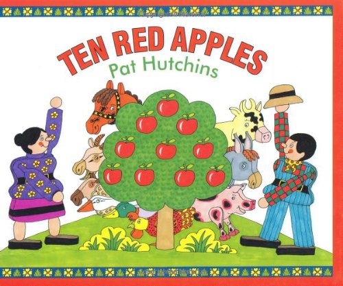 Ten red apples