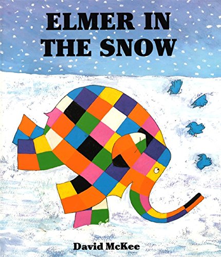 Elmer in the snow