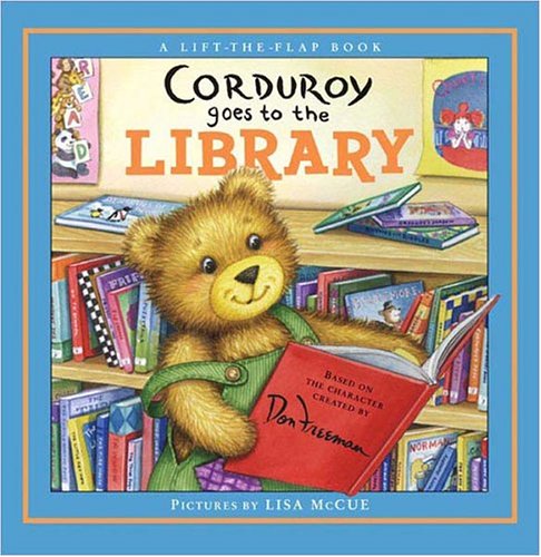 Corduroy goes to the library