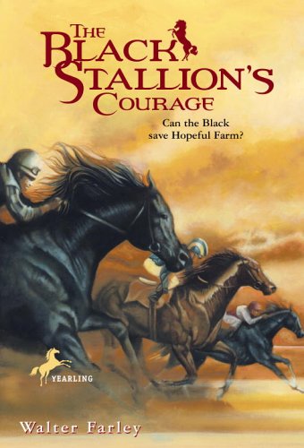 The Black Stallion's courage