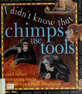 Chimps use tools