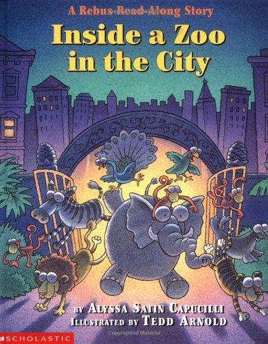 Inside a zoo in the city : a rebus read-along story