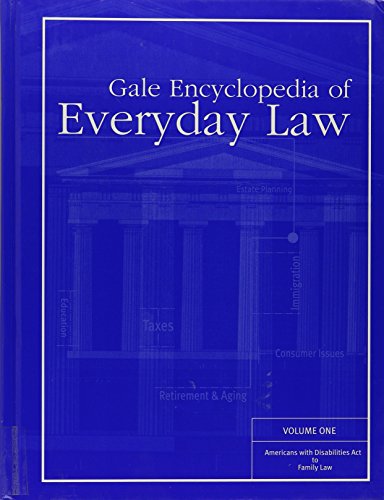 Gale encyclopedia of everyday law