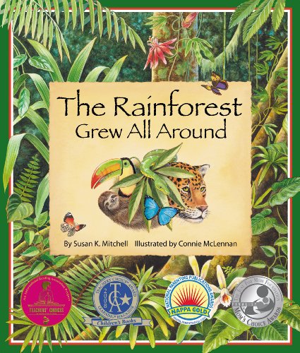 The rainforest grew all around /