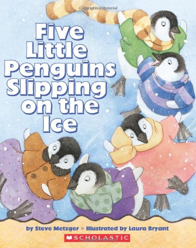 Five Little Penguins Slipping on the Ice.