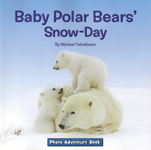 Baby polar bears' snow-day