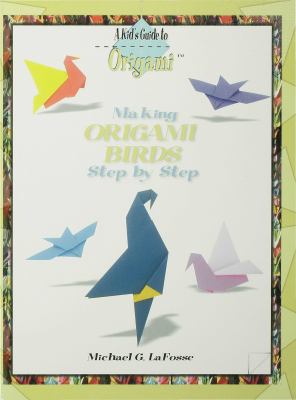 Making origami birds step by step