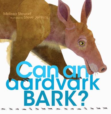 Can an aardvark bark?