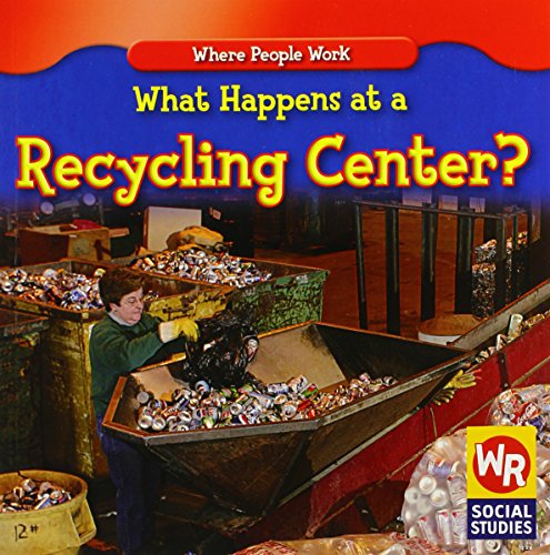What happens at a recycling center?