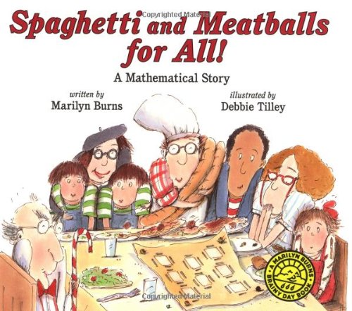 Spaghetti and Meatballs for All! illustrated by Debbie Tilley.