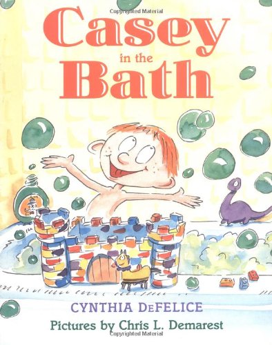 Casey in the bath