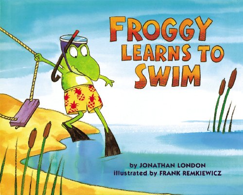 Froggy learns to swim