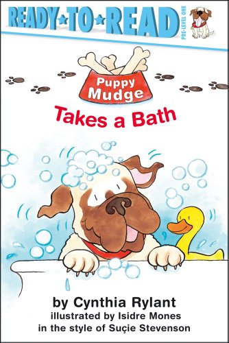 Puppy Mudge takes a bath