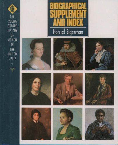 Biographical supplement and index