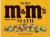 More M & M's chocolate candies math :