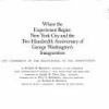Where the experiment began : New York city and the two hundredth anniversary of George Washington's inauguration / final report of the New York city commision on the bicentennial of the Constitution