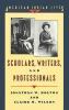 Scholars, writers, and professionals