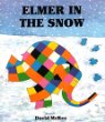 Elmer in the snow