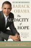 The Audacity Of Hope : thoughts on reclaiming the American dream