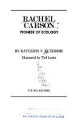 Rachel Carson : pioneer of ecology