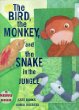 The bird, the monkey, and the snake in the jungle