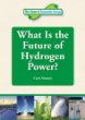 What is the future of hydrogen power?