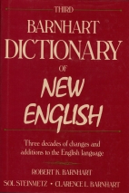 Third Barnhart dictionary of new English