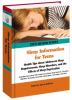 Sleep information for teens : health tips for adolescent sleep requirements, sleep disorders, and the effects of sleep deprivation including facts about why people need sleep, sleep patterns, circadian rhythms, dreaming, insomnia, sleep apnea, narcolepsy, and more