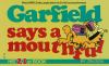 Garfield says a mouthful