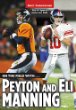 On the field with-- Peyton and Eli Manning