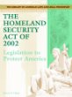 The Homeland Security Act of 2002 : legislation to protect America