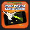 Teens playing games online