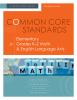 Common core standards for elementary grades K-2 math & English language arts