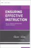 Ensuring effective instruction : how do I improve teaching using multiple measures?