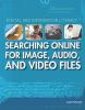 Searching online for image, audio, and video files