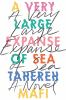 A very large expanse of sea