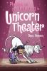 Phoebe and her unicorn in unicorn theater