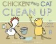 Chicken and Cat clean up